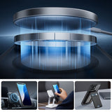 iPhone 16 ESR HaloLock m. Bagside Cover & Beskyttelsesglas - MagSafe Kompatibel - Mat Sort