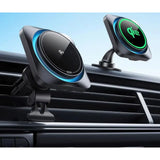 ESR Mobilholder til Bil m. Trådløs Opladning til Ventilationsrist & Instrumentbræt - MagSafe Kompatibel - Sort