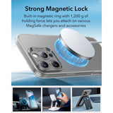 iPhone 16 Pro - ESR Zero Clear fleksibelt plastdeksel - MagSafe-kompatibel - Matt grå