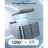 PowerBank m. Kickstand - ESR Qi2 MagSlim - 15W / 5000 mAh - MagSafe Kompatibel - Titanium