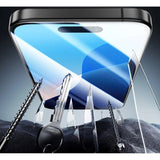 iPhone 16 ESR Armorite Skærmbeskyttelse Hærdet Glas m. Monteringsramme - Gennemsigtig