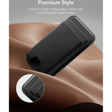 ESR HaloLock Kortholder i kunstskinn - MagSafe-kompatibel - Svart