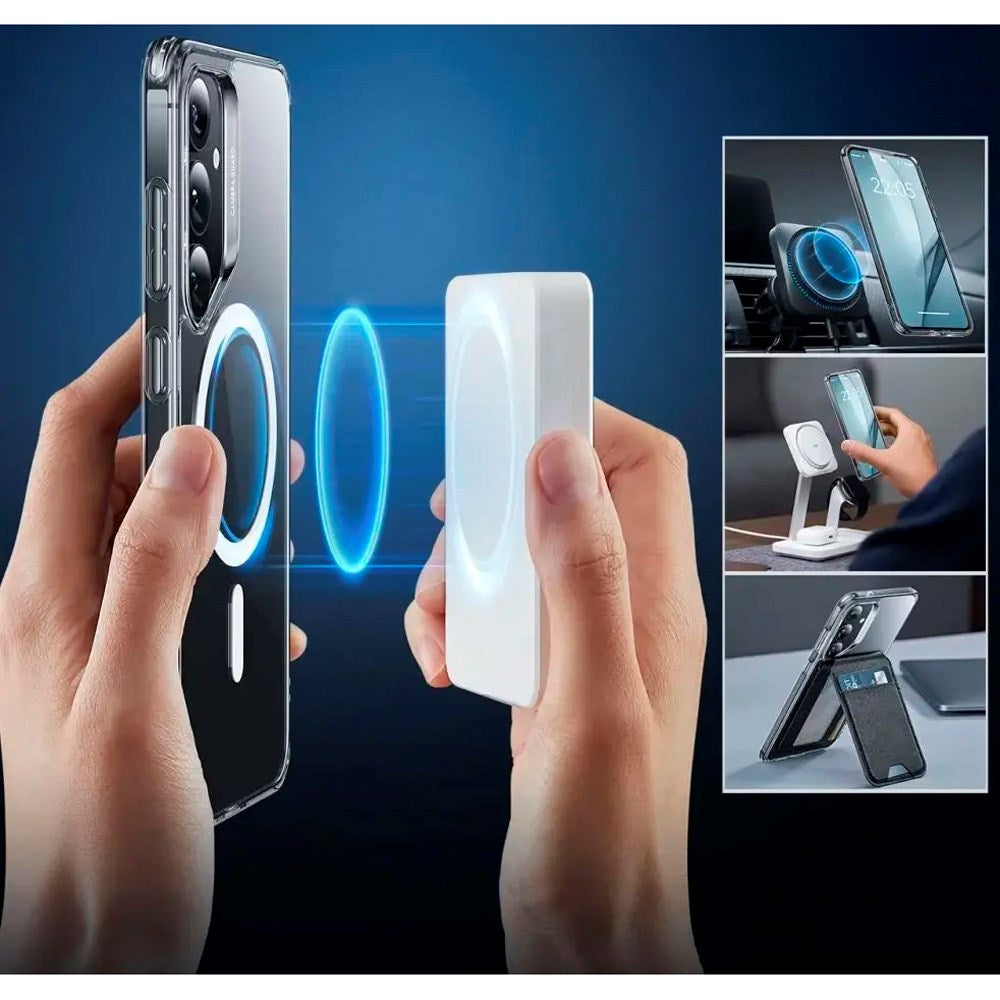 Samsung Galaxy S25+ (Plus) - ESR Classic Hybrid-deksel - MagSafe-kompatibel - Gjennomsiktig