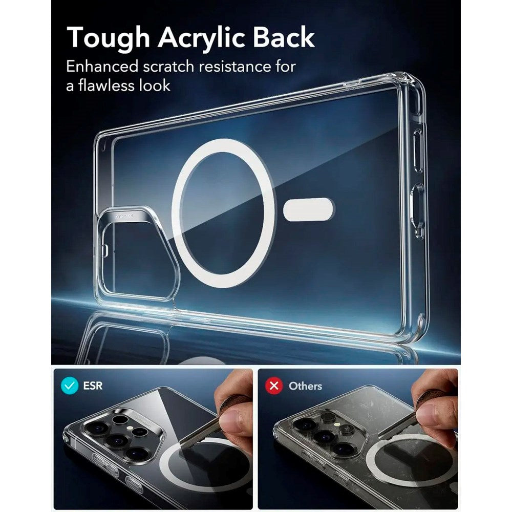 Samsung Galaxy S25 Ultra - ESR Classic Hybrid-deksel - MagSafe-kompatibel - Gjennomsiktig