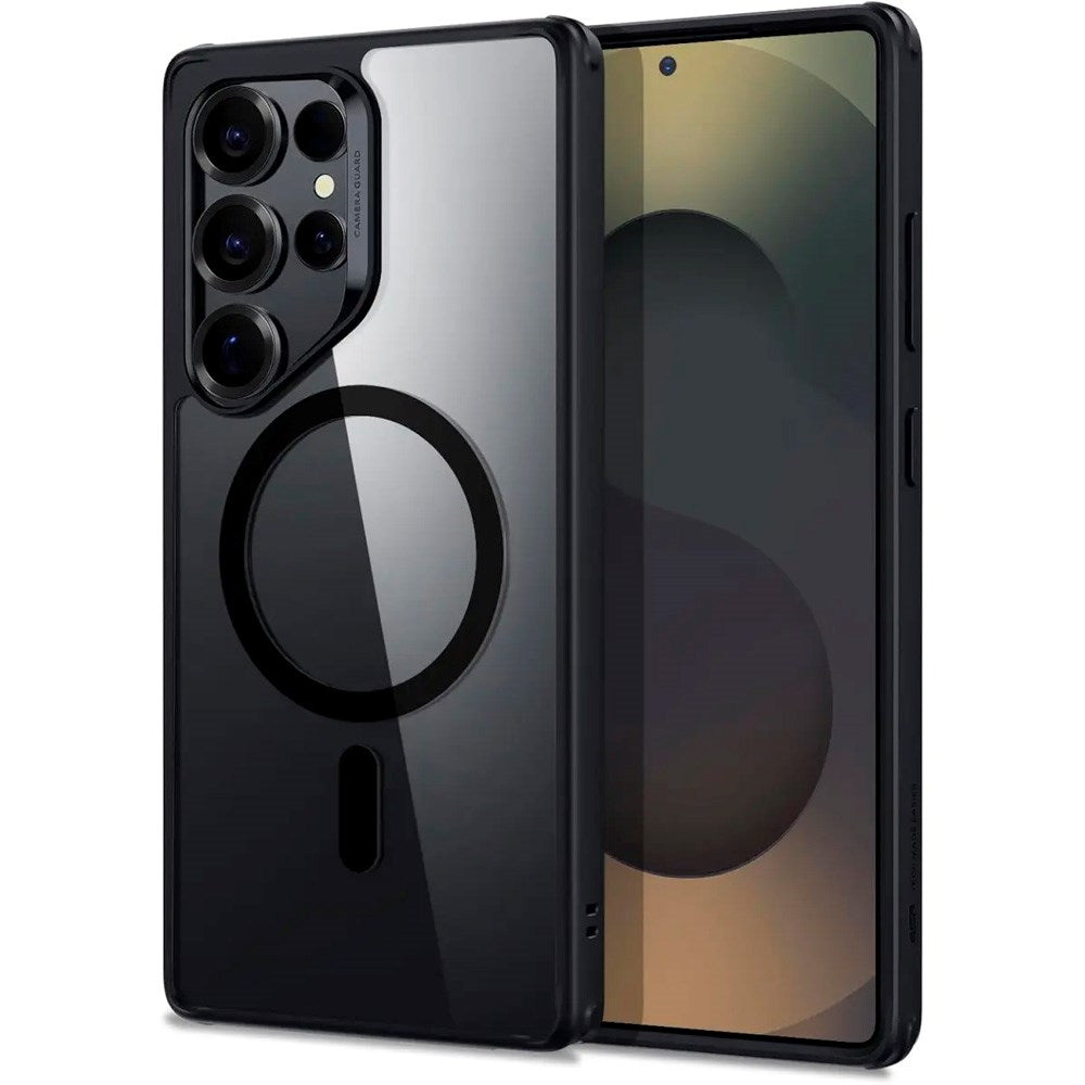 Samsung Galaxy S25 Ultra - ESR Classic Hybrid Deksel - MagSafe kompatibel - Gjennomsiktig / Svart