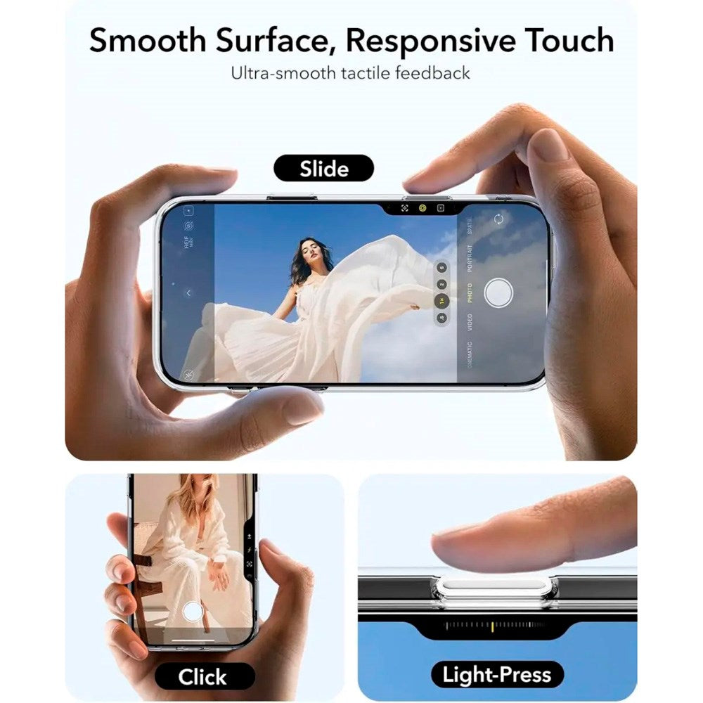 iPhone 16 Pro Max - ESR Classic Hybrid Deksel m. Stativ - MagSafe-kompatibel - Gjennomsiktig