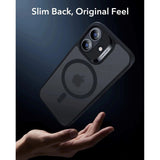 iPhone 17 ESR Classic Hybrid Cover m. Indbygget Camera Control Knap - MagSafe Kompatibel - Mat Sort