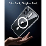 iPhone 17 ESR Classic Hybrid Cover m. Indbygget Camera Control Knap - MagSafe Kompatibel - Gennemsigtig