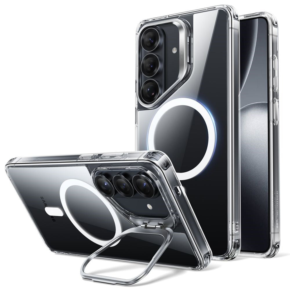 Samsung Galaxy S26 ESR Classic Hybrid Kickstand Bagside Cover - MagSafe Kompatibel - Gennemsigtig