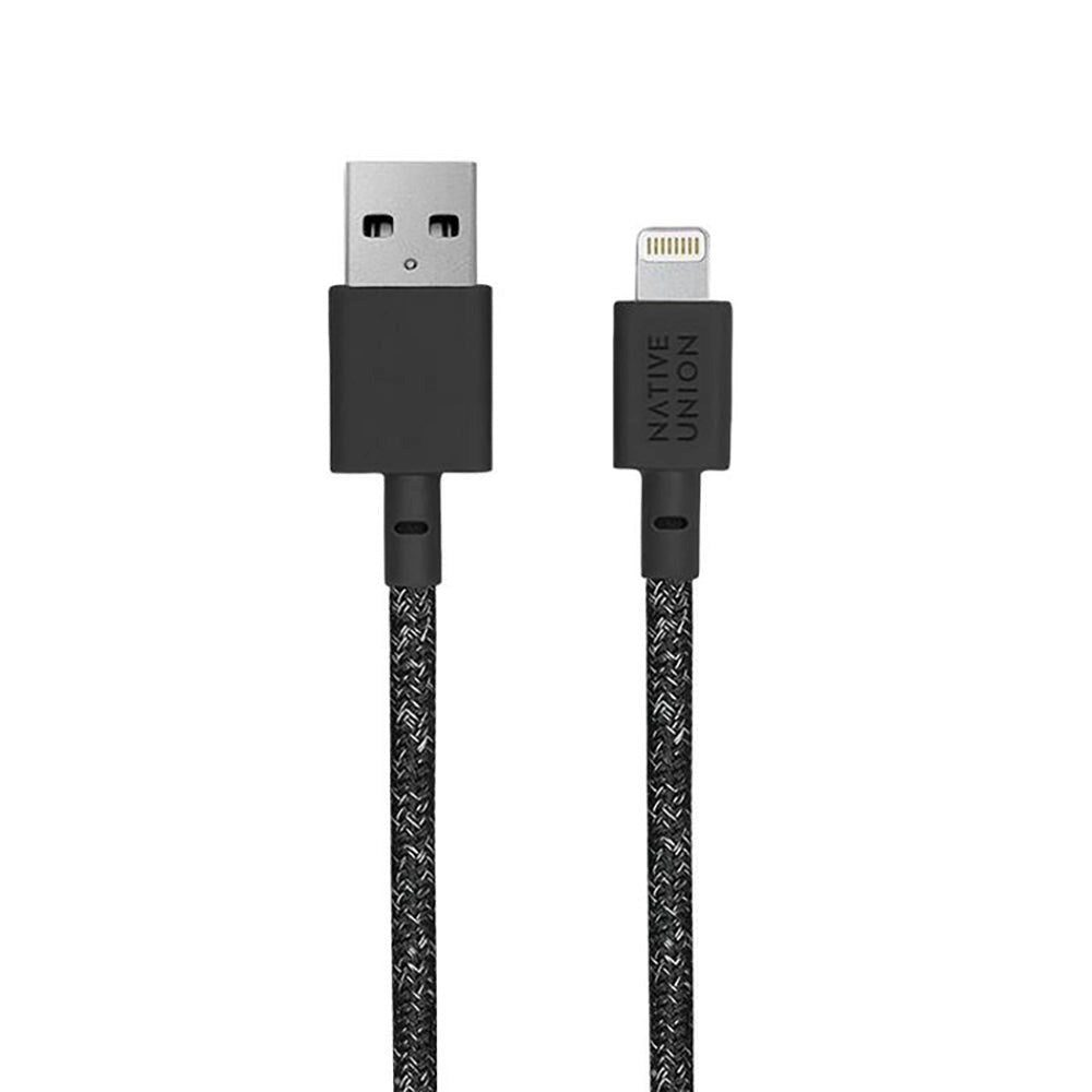 Native Union Belt Kabel USB-A til Lightning m. Læderspænde 3 meter. - Cosmos