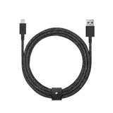 Native Union Belt Kabel USB-A til Lightning m. Læderspænde 3 meter. - Cosmos