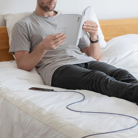 Native Union Belt Kabel USB-A til Lightning m. Læderspænde 3 meter. - Cosmos