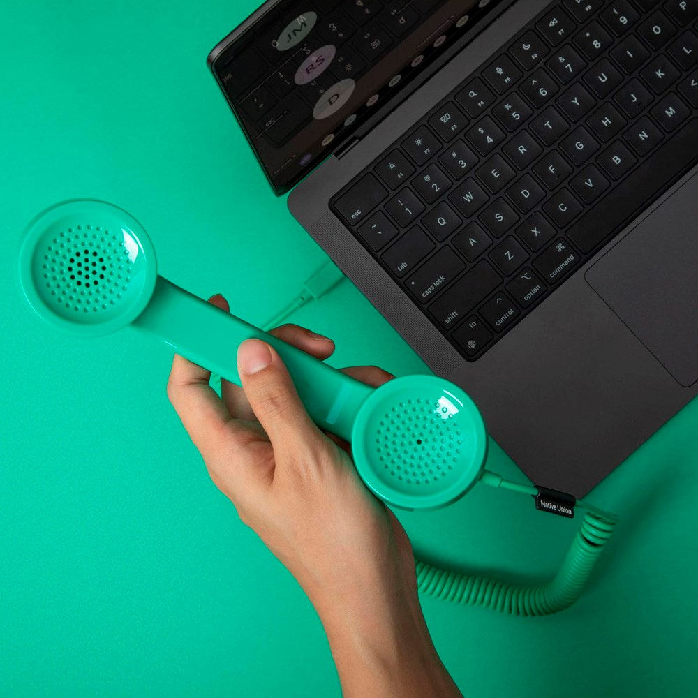 Native Union - Retro Mobil m. USB-C - Pine