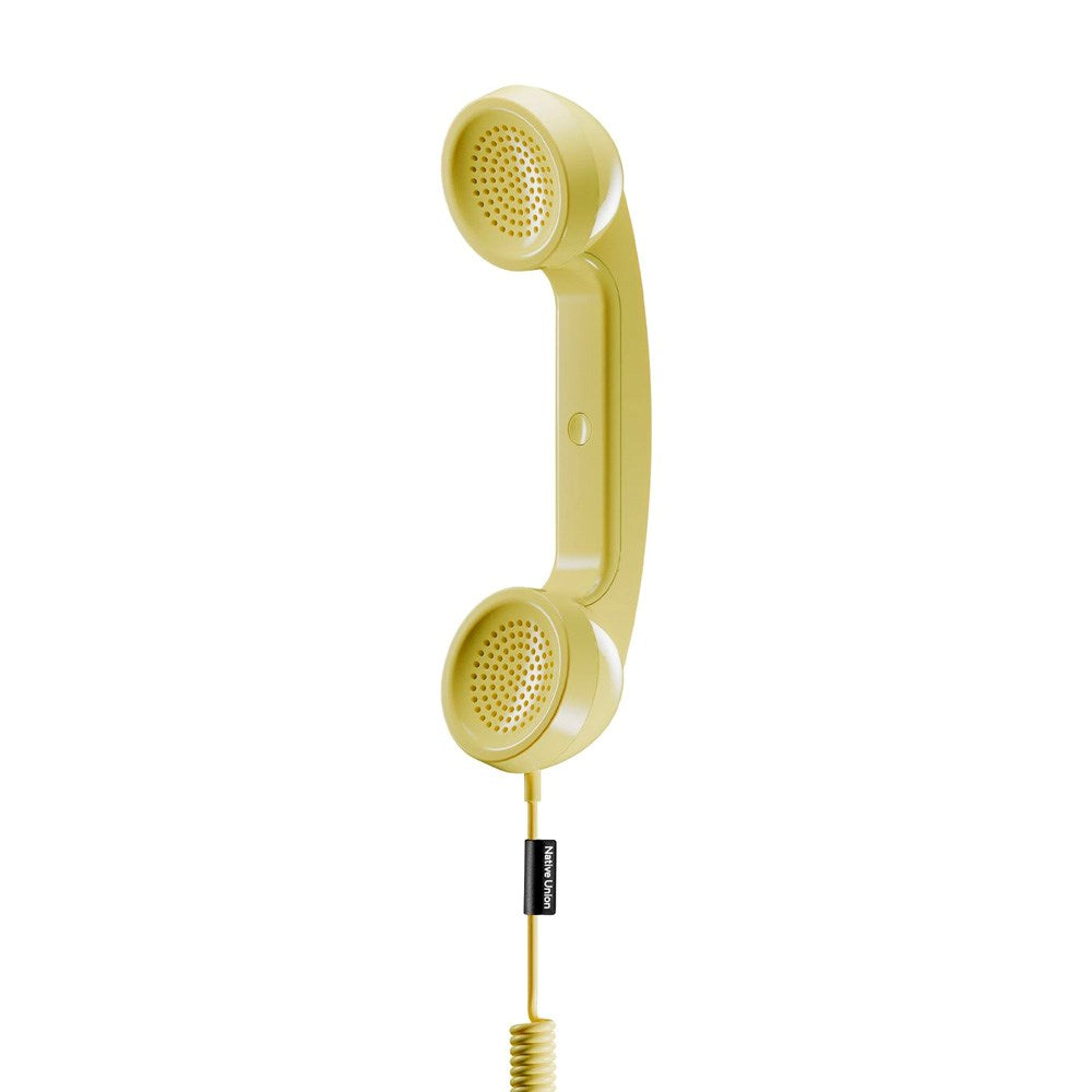 Native Union - Retro Mobil m. USB-C - Lemon