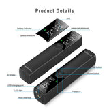 4smarts VoltPump Mini Luftpumpe til Universal Brug - Sort