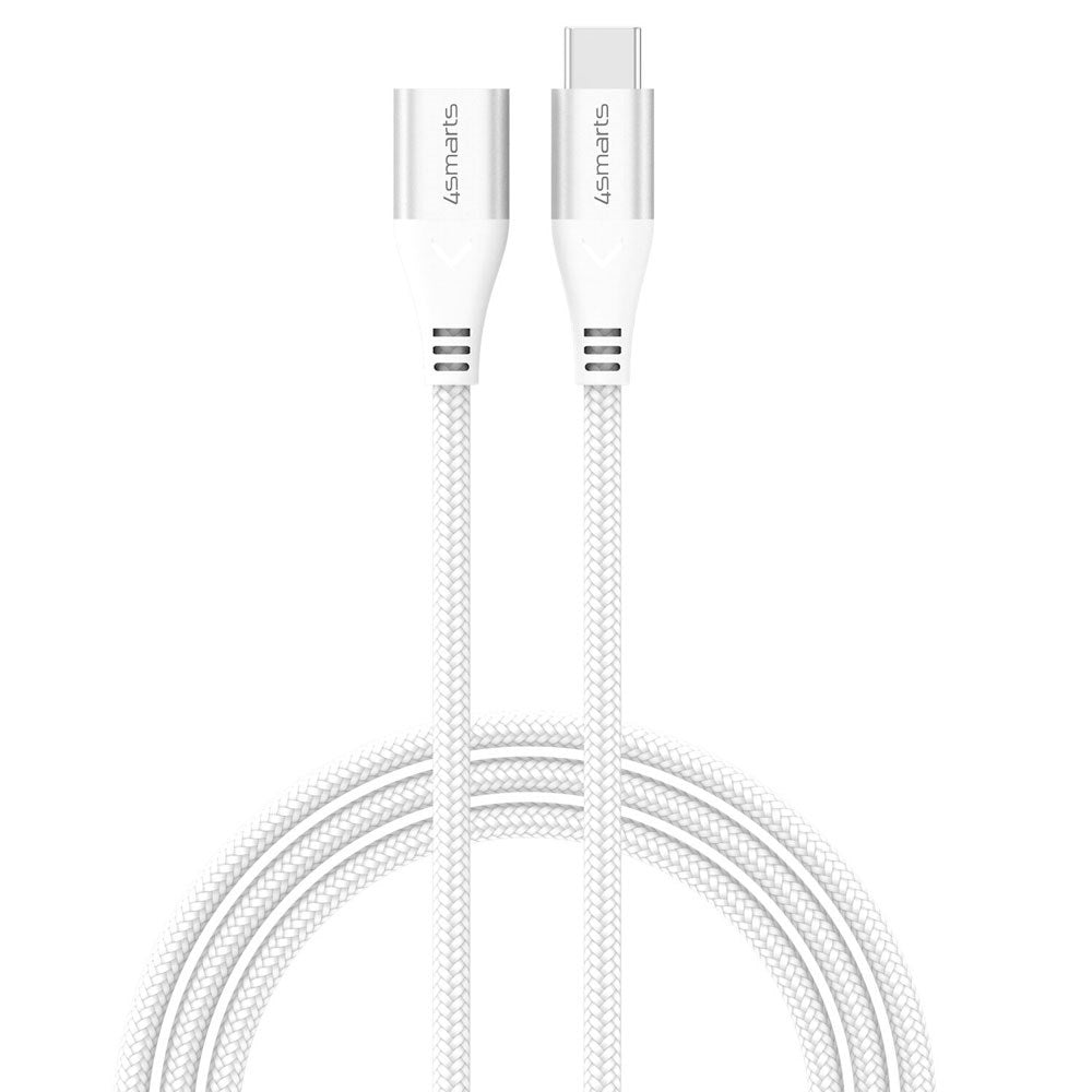 4smarts 60W Forlængerkabel - USB-C / 1.5m - Hvid