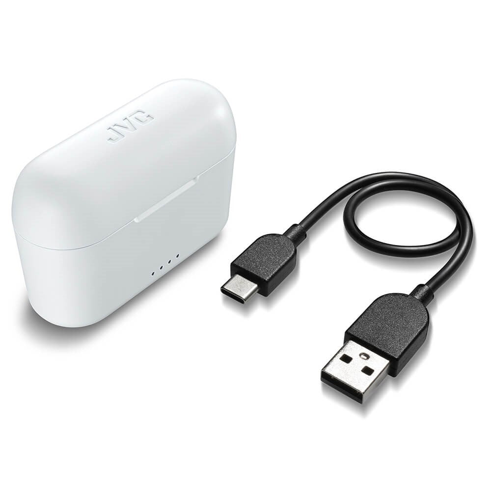 JVC HA-A3T True Wireless In-Ear-hodetelefoner - Hvit