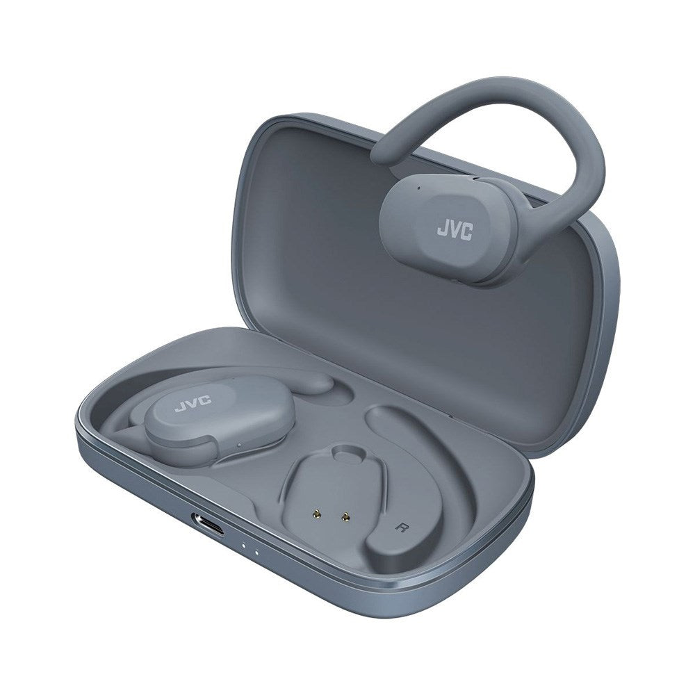 JVC Nearphones HA-NP40T True Wireless Open-Ear Headset - Grå