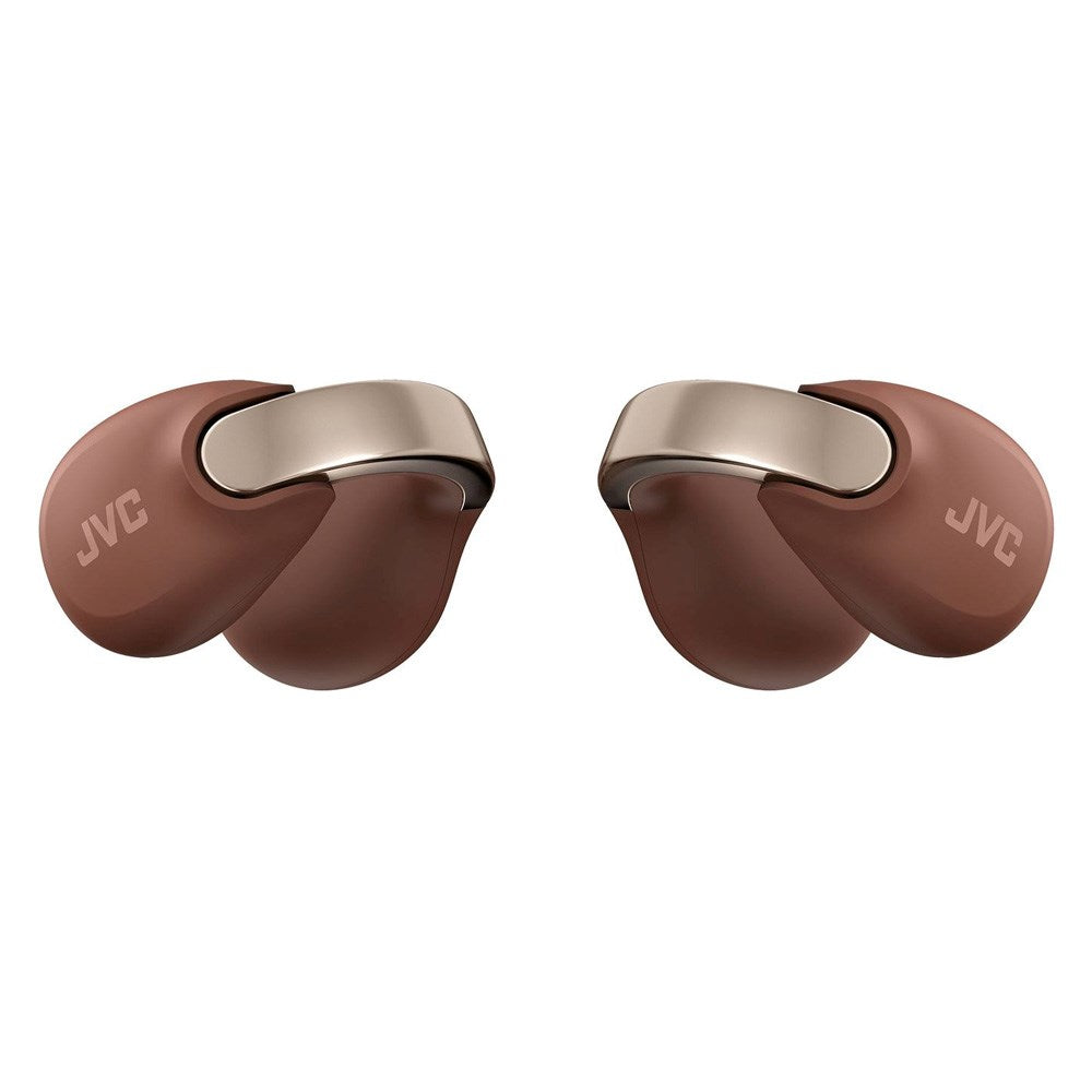 JVC Nearphones HA-NP1T True Wireless Cuff Headset - Open-Ear - Brun