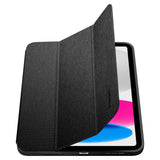 iPad 11" (2025) / iPad 10,9" (2024/2022) Spigen Urban Fit Fabric Flip Cover m. Penneholder - Svart