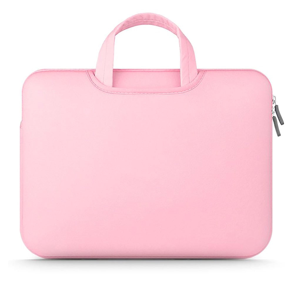 Tech-Protect Neopren MacBook / Laptop-omslag 13-15" m. Håndtak og ekstra rom (34 x 25 cm) - Rosa
