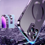 iPhone 12 Pro Tech-Protect MagShine Bakdeksel - MagSafe-kompatibel - Gjennomsiktig / Gull