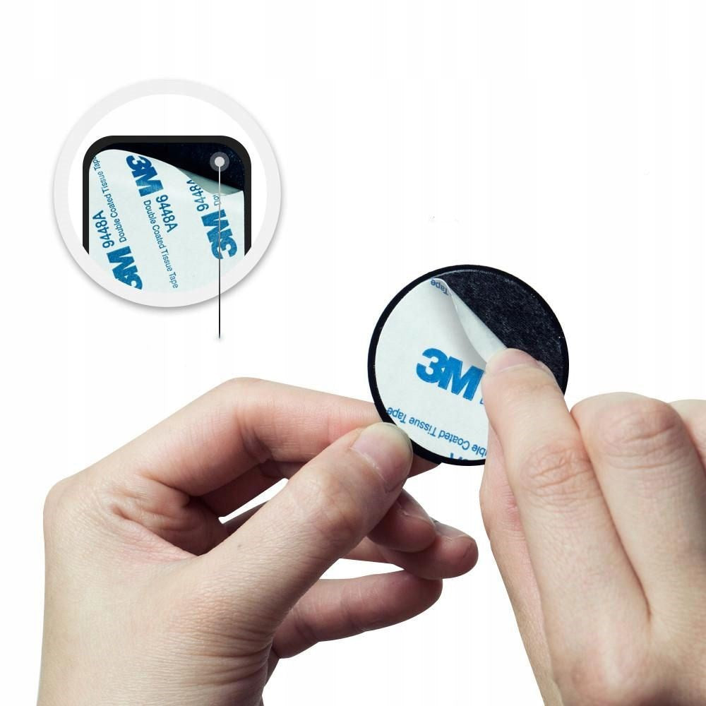 Spigen MP-4P metallplater for magnetisk bilholder x 4 - Svart