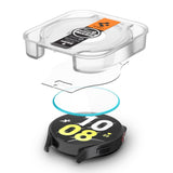Spigen Samsung Galaxy Watch 6 (44mm) EZ Fit GLAS.tR Skjermbeskytter - 2-Pack - Gjennomsiktig