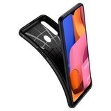 Samsung Galaxy A20s Spigen Rugged Armor Cover Svart