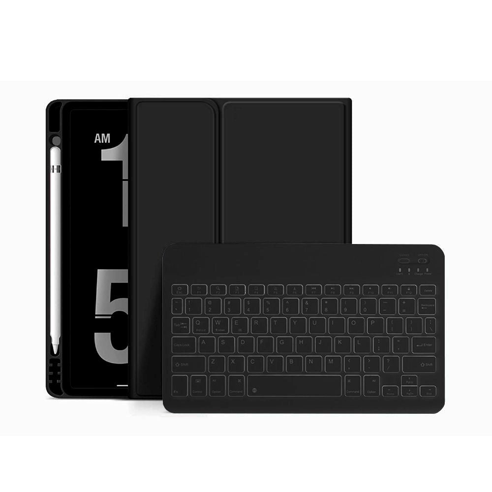 iPad 11" (2025) / iPad 10.9" (2024/2022) Tech-Protect Keyboard Cover m. Pencil Holder - Engelsk Layout - Sort