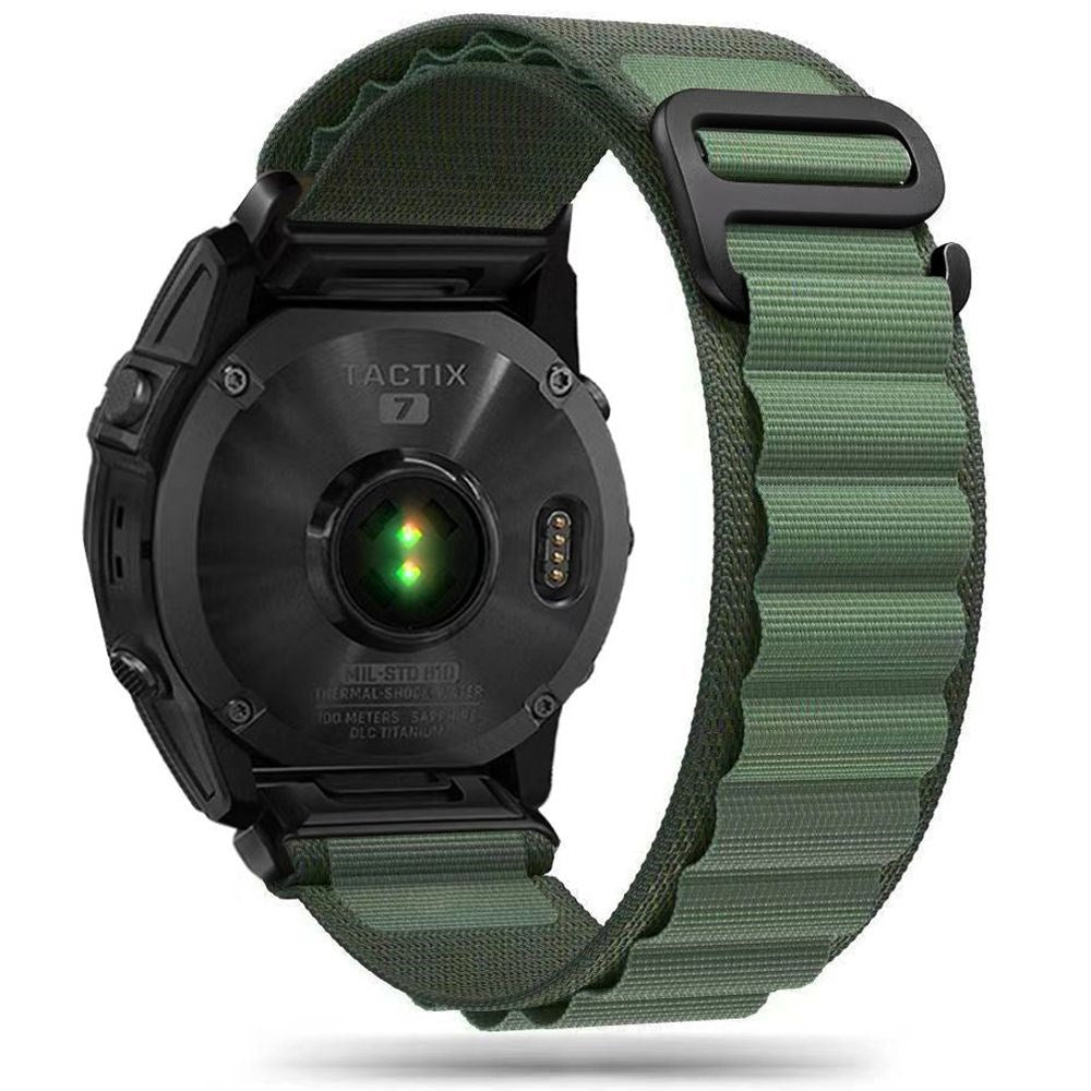 Universal Garmin 26 mm QuickFit Tech-Protect Nylon Pro Strap - Grønn