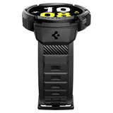 Samsung Galaxy Watch 6 (44mm) SPIGEN Rugged Armor Pro Case - Plastik Cover m. Rem - Mat Sort