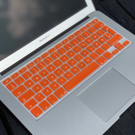 Philbert MacBook-tastaturdeksel m. Dansk tastatur - oransje