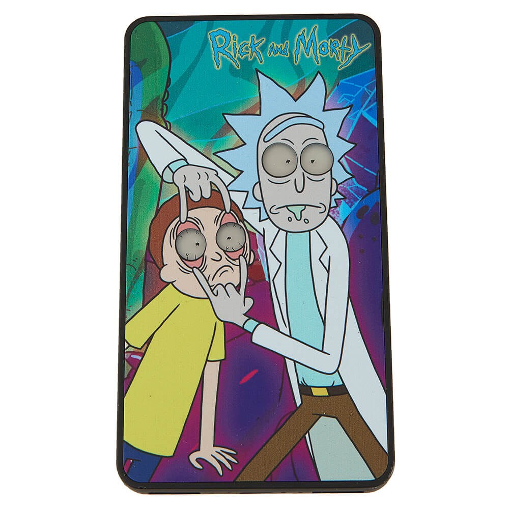 Rick &amp; Morty 4000 mAh - PowerBank m. LED lys