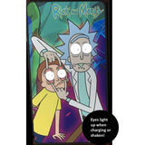 Rick &amp; Morty 4000 mAh - PowerBank m. LED lys