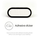 DESIRE2 Tidy Cable Clip Holder 10 Pack - Svart