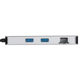 Targus USB-C Hub Dockingstation - 100W - Sølv