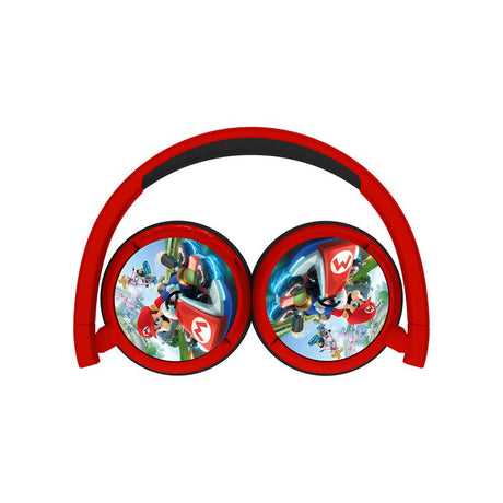 OTL Mariokart On-Ear Bluetooth Headset til Børn - Rød / Sort