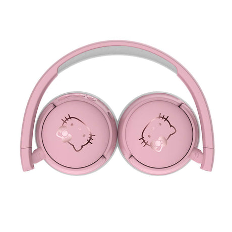 OTL Hello Kitty On-Ear Bluetooth Headset til Børn - Lyserød / Hvid