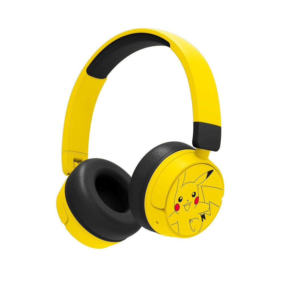 OTL Pikachu On-Ear Bluetooth Headset til Børn - Gul / Sort