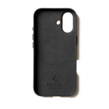 iPhone 17 Mujjo Leather Cover - MagSafe Kompatibel - Black