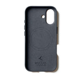 iPhone 17 Mujjo Leather Cover - MagSafe Kompatibel - Basalt
