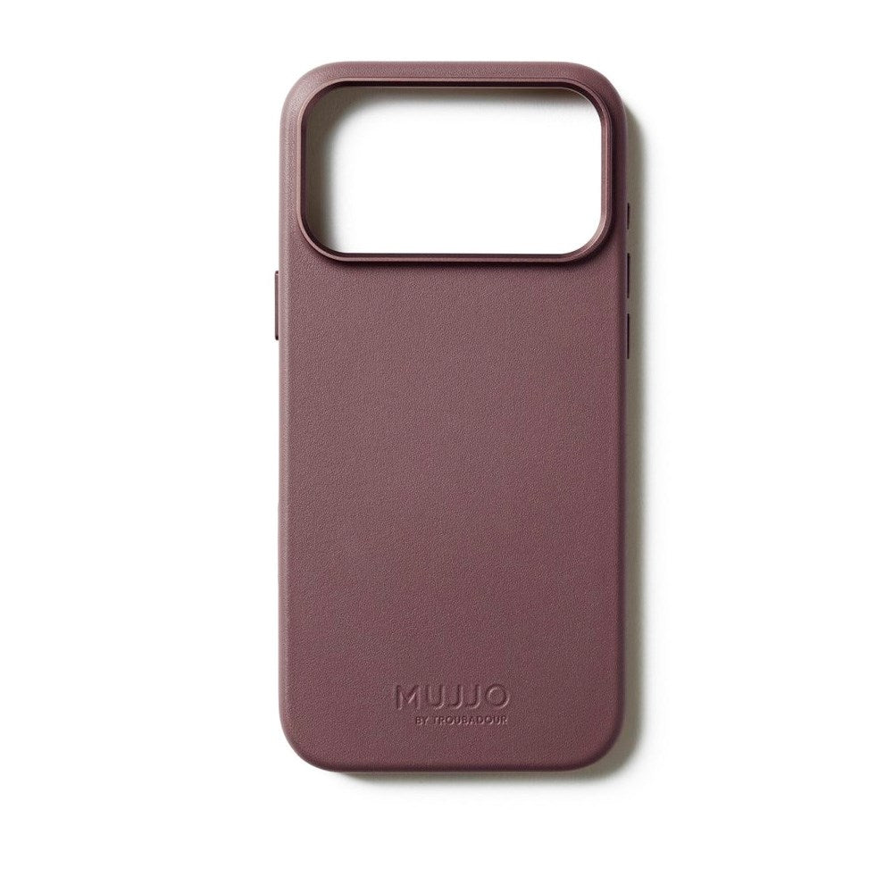 iPhone 17 Pro Mujjo Leather Cover - MagSafe Kompatibel - Bronze Red