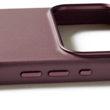 iPhone 17 Pro Max Mujjo Leather Cover - MagSafe Kompatibel - Bronze Red