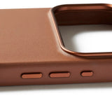 iPhone 17 Pro Max Mujjo Leather Cover - MagSafe Kompatibel - Tan