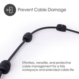 Desire2 Cable Nuggets Kabelholder - 10 stk - Sort