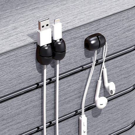 Desire2 Cable Nuggets Kabelholder - 10 stk - Sort