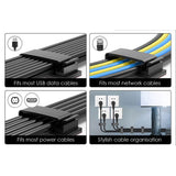 Desire2 Enfold Kabelklemme - 40 stk - Svart