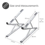 Desire2 Bærbar Computer Stander - Mål: 10-15,6" - Sølv