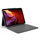 Logitech iPad 11" (2025) / iPad 10.9" (2024/2022) Robust foliotastatur (dansk tastatur m. deksel) - Oxford Grey